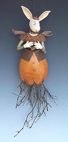 Wall Gourd Rabbit copyright 2003 Akira Studios all rights reserved